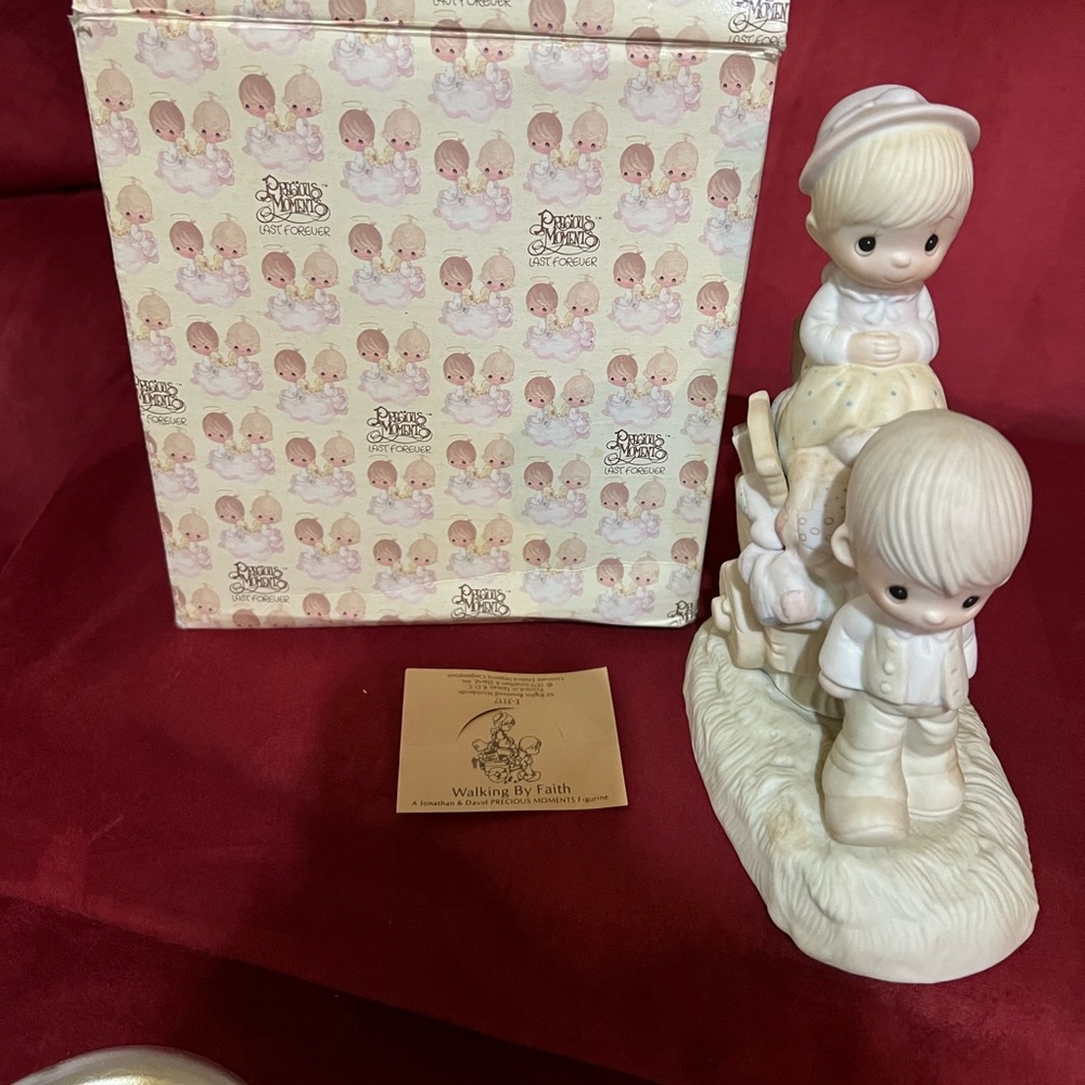 Precious Moment Walking by faith